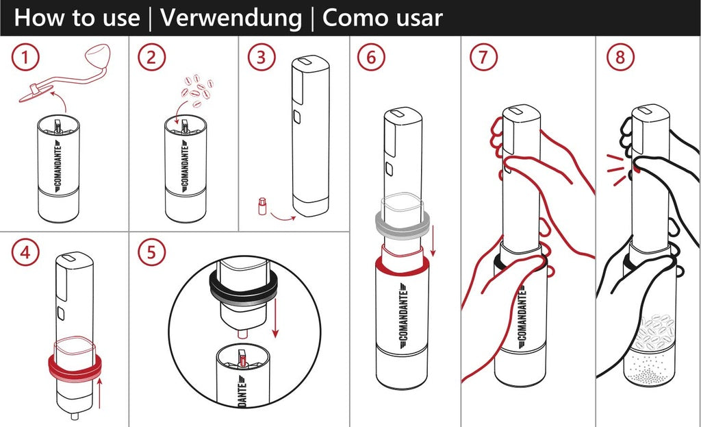 Comandante Mobile Mill Stick + Comandante Adapter